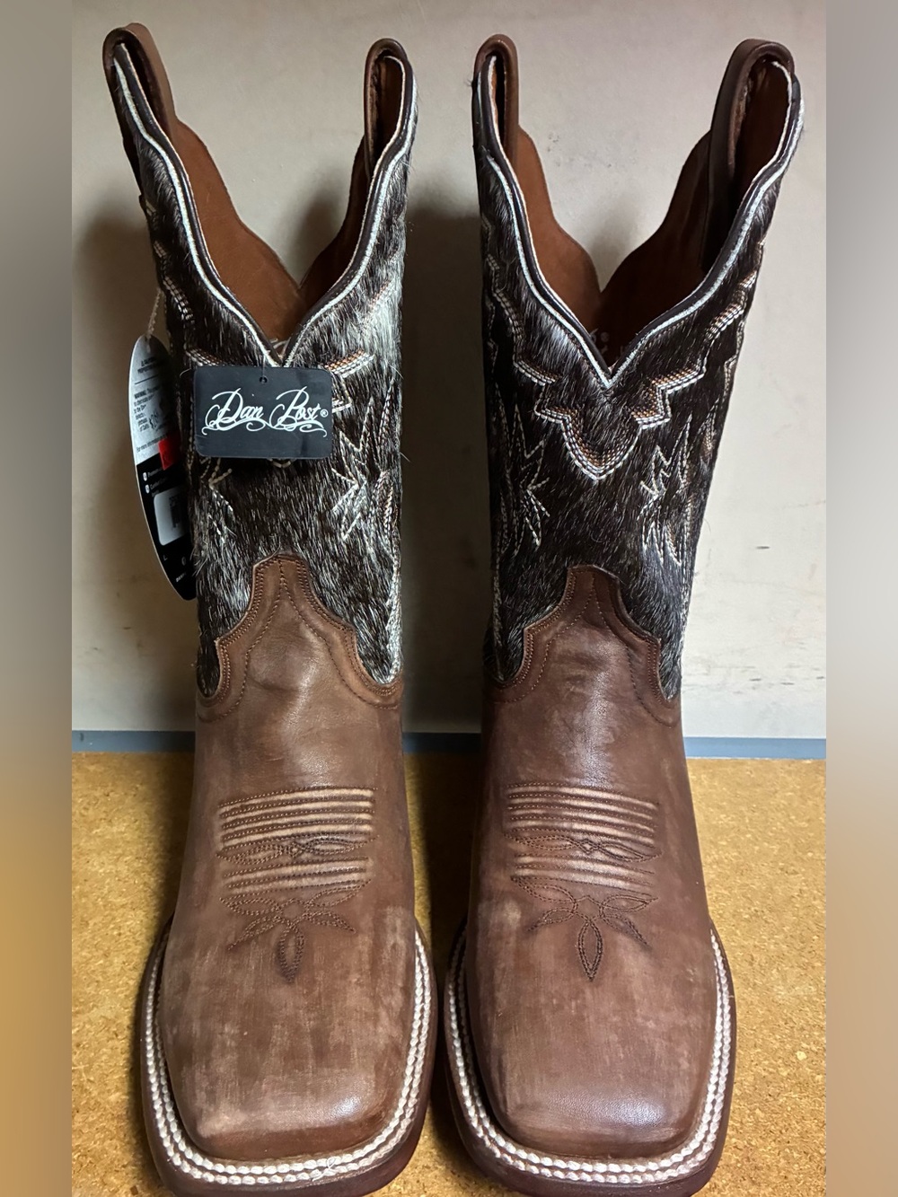 Dan Post DP5252 Clarabelle Women’s Brown Cowhide Western Boots SZ 10